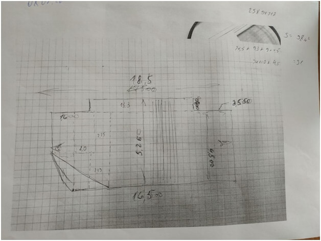 Расчет материалов для площадок со сложными геометрическими формами