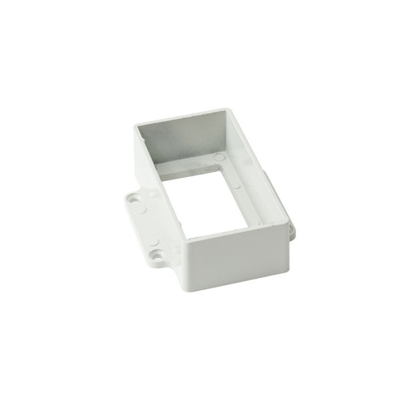 Соединитель перила прямой для ограждений CM Railing 90х45 Белое дерево