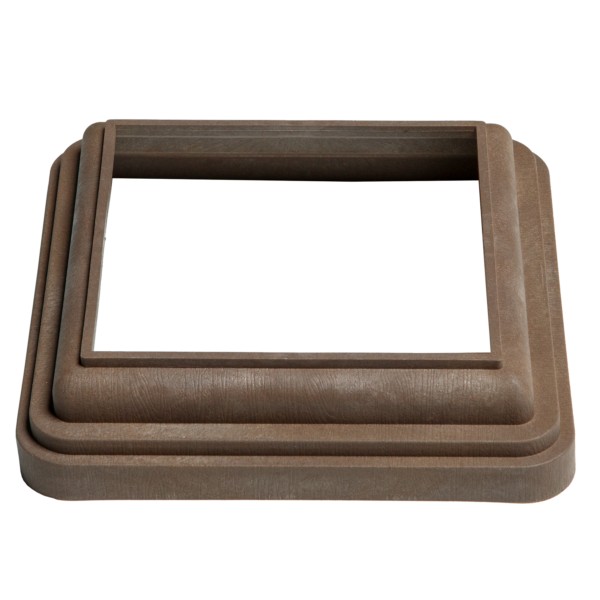 Нижний кант столба для ограждений CM Railing 120х120 Мербау