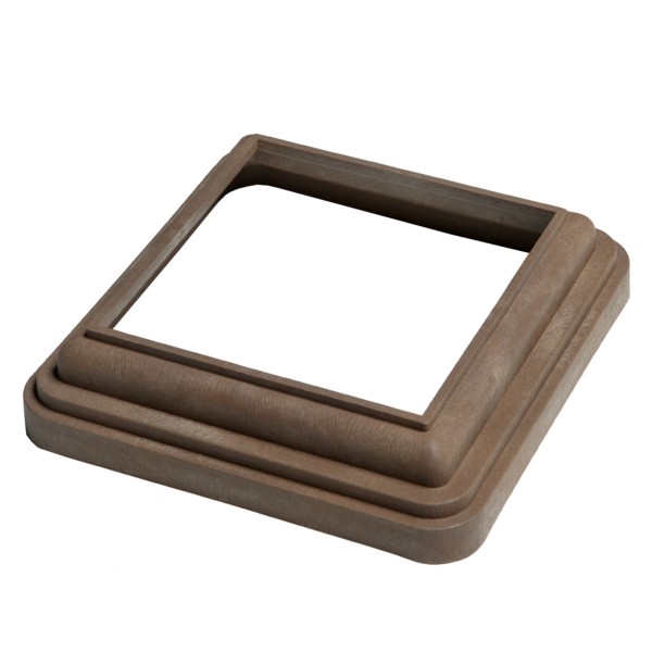 Нижний кант столба для ограждений CM Railing 120х120 Мербау