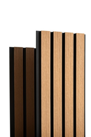 Фасадная реечная панель Экодекинг Скай коэкструзия 200х20х3000 Тик