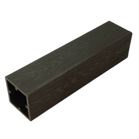 Столб для ограждений Экодекинг Техно 3D 120x120х3000 Венге