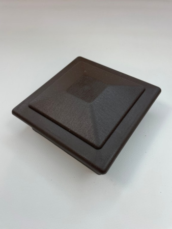 Крышка столба заборного Экодекинг Техно 120х120 Шоколад