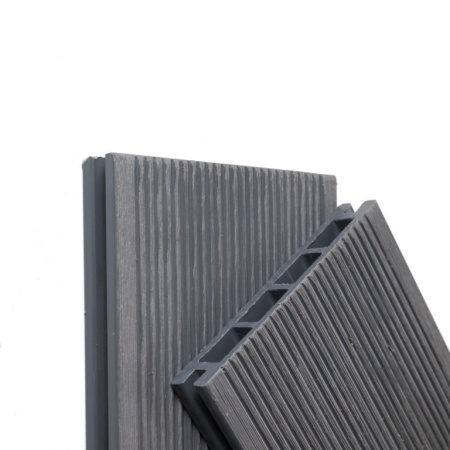 Террасная доска Экодекинг Титан 3D 140х25x4000 Серый