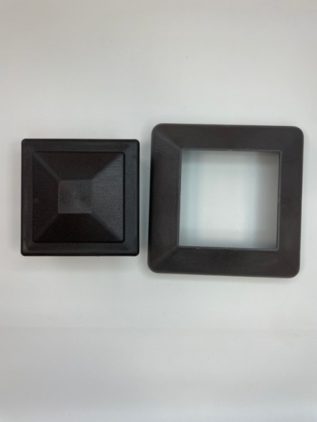 Крышка столба заборного Экодекинг Техно 120х120 Венге