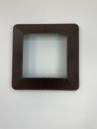 Юбка столба заборного Экодекинг Техно 120х120 Шоколад