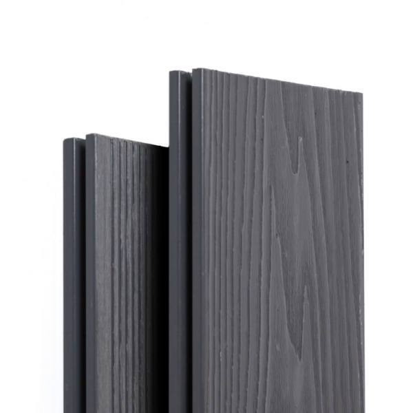 Террасная доска Экодекинг Титан 3D 140х25x4000 Серый