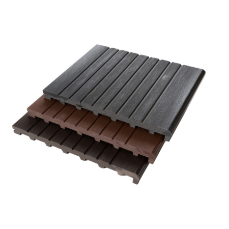 Ступень Экодекинг Топ полнотелая 320х24x3000 Венге