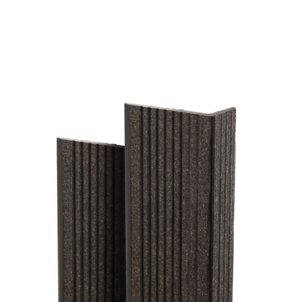 Угол торцевой Экодекинг Техно 70х35x3000 Венге